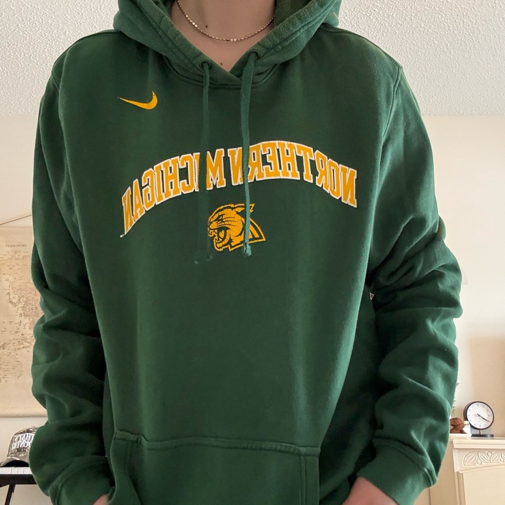 Nike Green Northern Michigan Sweatshirt